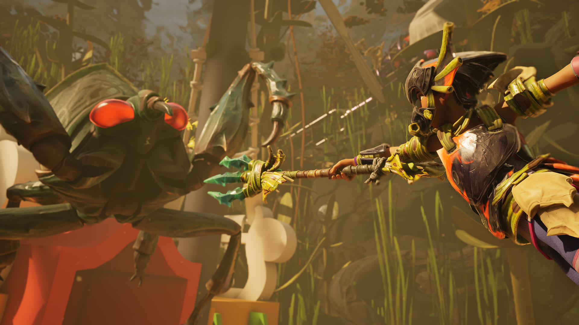 A Toe Biter encounter in Grounded 2